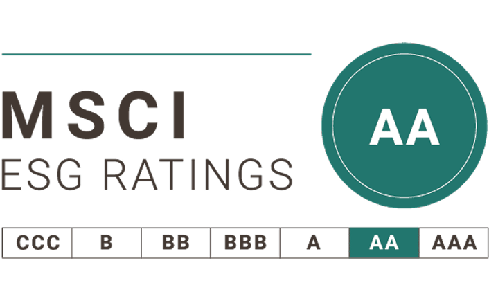 In 2024, AIS received a rating of AA in the MSCI ESG Ratings Assessment